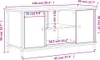 vidaXL TV skrinka Sonoma dub 100x40x50 cm odvodený výrobok Náhľad obrázku produktu 8