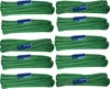 10er Set Rundschlinge 2000 kg 2to grün 4 m Umfang Hebeband Produktbild-Vorschau 1