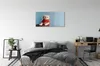 Glasbilder 140x70 Wandkunst sitzende Katze Produktbild-Vorschau 3