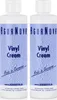 Two bottles of AguaNova Vinyl Cream on a light blue background with water droplet pattern. Produktbild-Vorschau