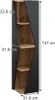 Koupelnová skříňka Vicco Benno Antracit 31.6 x 70.5 cm se 3 Náhled obrázku produktu 3