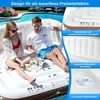 Piattaforma per piscina gonfiabile con tettuccio retrattile Anteprima dell’immagine prodotto 1