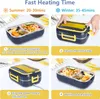 Topchances Elektrický obědový box, 60W 2 v 1 Přenosný Náhled obrázku produktu 4