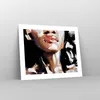 Poster - Poster ohne Rahmen - Öl Mund Frau - 50x40 cm - Produktbild-Vorschau 7