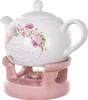 KADAX Teekanne 1L mit Stövchen Set, Kaffeekanne aus Produktbild-Vorschau 7