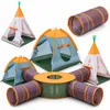 Tenda da gioco COIL per bambini, set da 7 pezzi con tunnel Anteprima dell’immagine prodotto 18