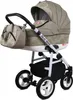 BabyLux® Alu Way | 2in1 Kinderwagen Set | Khaki Monstera Produktbild-Vorschau 2