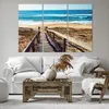 Bild auf Leinwand - Leinwandbild - 3 Teile - Meer Strand Produktbild-Vorschau 6