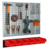Werkzeugwand 78x72cm Metall Lagersystem mit Werkzeughaken 6 Produktbild-Vorschau 1