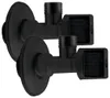 Aqualine Eck-Kugelventil 1/2"x3/8“, Paar, Schwarz matt Produktbild-Vorschau 1