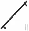 vidaXL Möbelgriffe 5 Stk. Schwarz 224 mm Edelstahl Produktbild-Vorschau 3