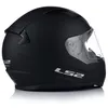 A black motorcycle helmet shown from the side on a white background. Náhled obrázku produktu