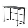 Maclean Klapptisch schwarz mobil Platte 100x50cm max. 50kg Produktbild-Vorschau 2