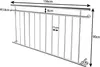 XINZI Edelstahl-Geländer 156x90cm - Nicht demontierbar, Produktbild-Vorschau 2