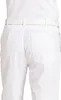 Close-up of the back of white pants with a white belt. Produktbild-Vorschau