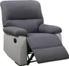 Poltrona relax "Lincoln"- Bianco/ Grigio chiaro Anteprima dell’immagine prodotto 6