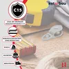 KOTARBAU® Carrucola singola nichelata da 1/2" in acciaio Anteprima dell’immagine prodotto 4