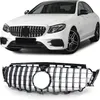 Sport Kühlergrill Schwarz Chrom für Mercedes E Klasse W213 Produktbild-Vorschau 1