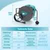 UISEBRT Automatische kabelhaspel met een 180° draaibare Productafbeelding-voorbeeld 2