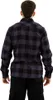 Back view of a person wearing a plaid shirt and cargo pants. Produktbild-Vorschau