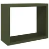 vidaXL Brennholzregal Grün 100x40x80 cm Stahl Produktbild-Vorschau 1
