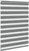 vidaXL Doppelrollo Dunkelgrau 115x100 cm Stoffbreite 110,9 Produktbild-Vorschau 2