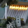 LED Baumkerzen TWIST mit Clip -  warmweiße LED - kabellos - Fernbedienung -Timer - Innen - 10er Set Produktbild-Vorschau