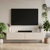 WEST TV-Lowboard 160 cm, wandhängend, mit Stauraum, Produktbild-Vorschau 2