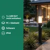Reflektor zewnętrzny MasterLED E27, IP44, z czujnikiem. Podgląd zdjęcia produktu 2