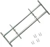 vidaXL Fenstergitter Verstellbar für Fenster 2 Stk. Produktbild-Vorschau 1