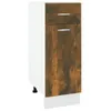 vidaXL Armoire basse avec tiroir Lyon chêne fumé 30x46x81,5 Voir les images du produit 10