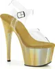 ADORE-708LQ Pleaser Damen Plateausandaletten fließender Produktbild-Vorschau 1