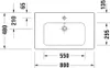 Duravit D-Code 2.0 Waschtisch, 800mm, m. ÜL, 1 Hahnloch, Produktbild-Vorschau 8