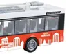 Grande autobus urbano rosso con porte apribili, suoni e Anteprima dell’immagine prodotto 15