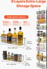 VEVOR Vorganizér do spíže Úložný prostor nade dveřmi, Náhled obrázku produktu 5