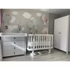 Lit bébé Veres Monaco (120x60 cm) - Blanc Gris Voir les images du produit 2