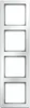 Cornice Berker, quadrupla, Q.1, bianco polare, velluto, 1 Anteprima dell’immagine prodotto 2