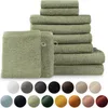 Set di asciugamani in spugna premium Blumtal con asole per Anteprima dell’immagine prodotto 1