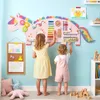 COSTWAY Montessori Busy Board, drewniana tablica motoryczna Podgląd zdjęcia produktu 2