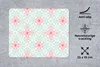 MuchoWow® Mauspad Mousepad Blumen - Sterne - Winter - Produktbild-Vorschau 3