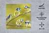 MuchoWow® Mauspad Mousepad Vogel - Blaumeise - Äste - Sonne Produktbild-Vorschau 2