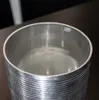 Aluminium Vase, Wickel-Optik, Vase, Deko-Flasche, Produktbild-Vorschau 2