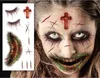 Besessener Zombie Gesicht-Klebetattoo - Fasching Halloween Produktbild-Vorschau 5