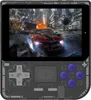 A handheld gaming console displaying a racing game. Produktbild-Vorschau