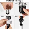 Siphon Waschbecken Abflussrohr, Syphon Badezimmer Produktbild-Vorschau 7