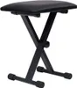 A black keyboard stand and stool. Podgląd zdjęcia produktu