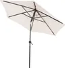 A rectangular patio umbrella, tilted slightly, against a white background. Anteprima dell’immagine prodotto