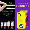 Hülle Neon Klar für iPhone 15 Bunt Leuchtend Silikon Produktbild-Vorschau 4