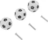 3er-Set Fußball-Schrankknöpfe, Ball-Sportmotiv, einlochige Produktbild-Vorschau 8