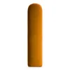 A single, elongated, oval-shaped object with rounded ends, colored in a warm orange hue, isolated on a white background. Anteprima dell’immagine prodotto